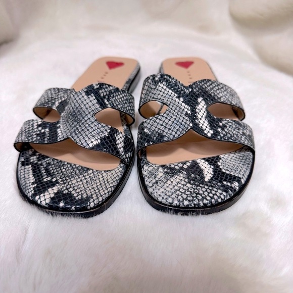 Jon Josef | Sandals | H Style | B&W Snake Print | 8